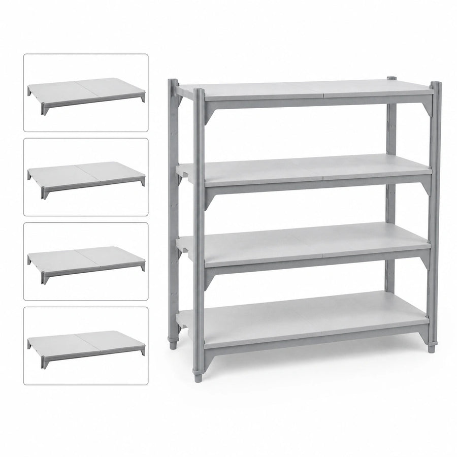 4 Solid Shelf Plates