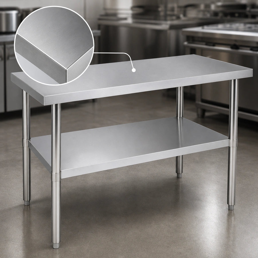 18-Gauge Stainless Steel Top