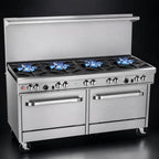 Thumbnail image #3 for Southbend (Middleby) Ultimate 4603AA-2RR 60-Inch Commercial Gas Range with 6 Open Burners, 24-Inch Griddle/Broiler & 2 Convection Ovens