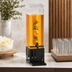 Thumbnail image #3 for Cal-Mil Squared 3 Gallon Single Beverage Dispenser with Infusion Chamber, Spigot, and Drip Tray