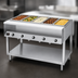 Thumbnail image #3 for Vollrath ServeWell® 5-Well Hot Food Table with Open Shelf Base, Plate Shelf, and Cutting Board