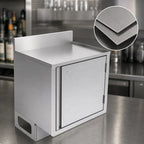 Thumbnail image #4 for BK Resources UBC-B-21-W24HL Flat Top 18-Gauge Stainless Steel Underbar Cabinet, 24 x 21 Inches, 4 Legs, No Backsplash