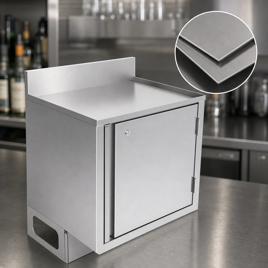 18-Gauge Stainless Steel Construction