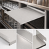 Thumbnail image #3 for John Boos Underbar Glass Rack Shelf, 21 x 19-3/4 x 1 Inch, Stainless Steel