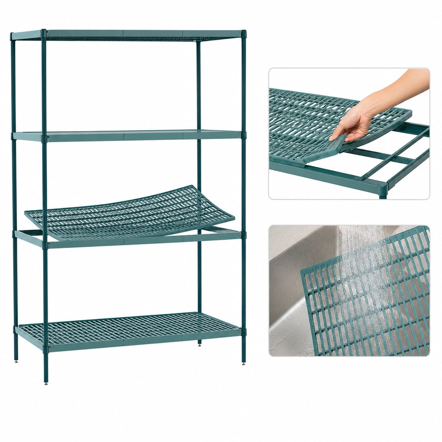 Removable Polymer Shelf Mats
