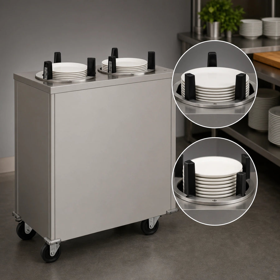 Two Self-Elevating Dish Tubes