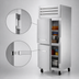 Thumbnail image #3 for True SPEC SERIES One-Section Reach-In Freezer, -10°F, Two Half Hinged Locking Doors, Top-Mounted Self-Contained Refrigeration