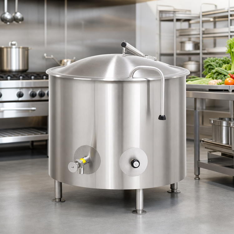 Product image #3 for Legion Low-Rim 20-Gallon Stationary Direct Steam Kettle