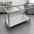 Thumbnail image #3 for Stainless Steel Poly-Top Work Table Frame with Undershelf, 72