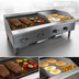 Thumbnail image #3 for Comstock-Castle 48-Inch Countertop Gas Charbroiler and Griddle Combo