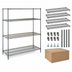 Thumbnail image #3 for Metro Super Erecta Metroseal 3 Convenience Pak 4-Shelf Stationary Wire Shelving Unit, 60W x 18D x 74H