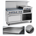Thumbnail image #3 for Imperial Pro Series 60-Inch Gas Restaurant Range with Griddle, Convection Oven, and Open Cabinet Base