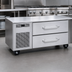 Thumbnail image #3 for Randell 53-Inch One-Section Self-Contained Refrigerated Chef Base Equipment Stand, Left-Side Mounted Compressor, 2 Drawers