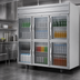 Thumbnail image #3 for Beverage-Air Horizon Series 3-Section Top-Mount Self-Contained Half-Glass Reach-In Refrigerator, 71.52 Cu. Ft.