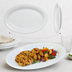 Thumbnail image #3 for Sierrus Oval Melamine Platter, 12 x 9 Inches, White