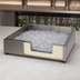 Thumbnail image #3 for Atlas Metal Countertop Marche Style Insulated Stainless Steel Ice Pan, 24 x 24 Inches