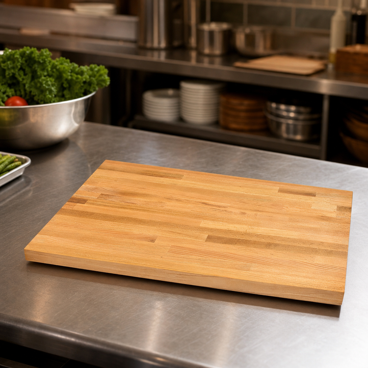 Product image #3 for John Boos Appalachian 30 x 25-Inch Blended Edge Grain Red Oak Kitchen Countertop, Varnique Finish