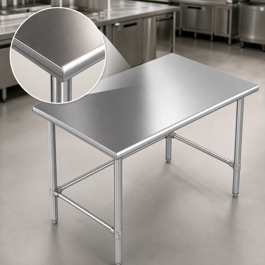 Reinforced Stainless Steel Top