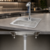 Thumbnail image #3 for Drop-In Water Station with 10-1/2 Inch Stainless Steel Drip Pan and Push-Back Glass Filler
