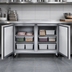 Thumbnail image #3 for Maxx Cold Select Series Two-Section Undercounter Freezer, 61-Inch, 14.1 Cu. Ft., Rear-Mounted Self-Contained Refrigeration
