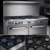 Thumbnail image #3 for Southbend Ultimate 60-Inch Gas Restaurant Range with 6 Burners, 24-Inch Griddle, Standard Oven and Cabinet Base