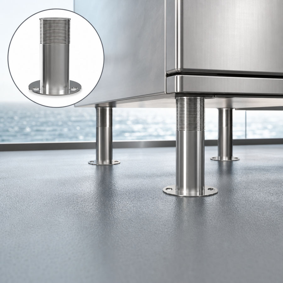 Flanged Feet Design