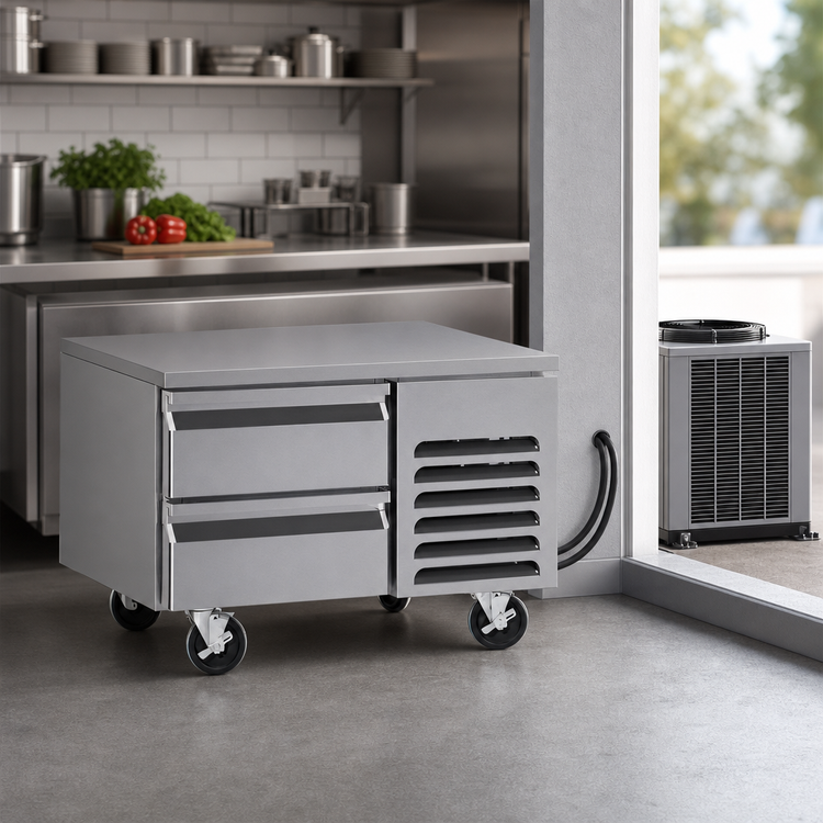Product image #3 for Southbend Platinum 48-Inch Low-Height Remote Freezer Base with 2 31-Inch Self-Closing Drawers