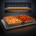 Thumbnail image #3 for Hatco Glo-Ray Freestanding Heated Warming Shelf, 42 Inch Wide x 15-1/2 Inch Deep, Stainless Steel Top