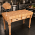 Thumbnail image #4 for John Boos Cucina Rustica 48-Inch x 24-Inch End Grain Butcher Block Work Table with 2 Drawers