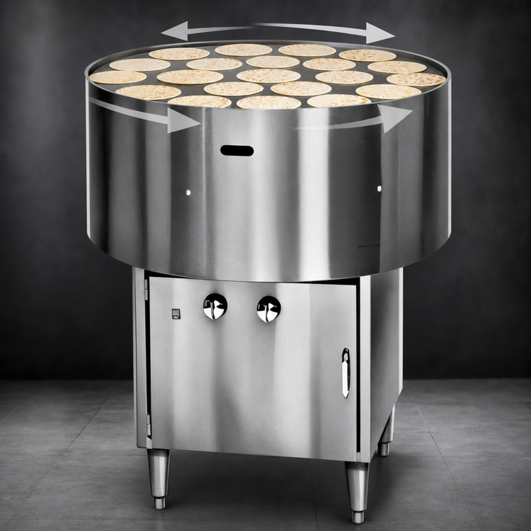 Product image #3 for Titan JTRG-34G 53-Inch Rotating Gas Tortilla Griddle