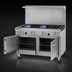 Thumbnail image #3 for Southbend Ultimate 48-Inch Gas Restaurant Range with 2 Non-Clog Burners, 36-Inch Thermostatic Griddle, Standard Oven and Cabinet Base