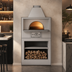 Thumbnail image #3 for Marra Forni Enclosed Facade Wood-Fired Brick Pizza Oven with Stand, 55-1/8-Inch Round Deck