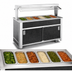 Thumbnail image #3 for Atlas Metal BLH-6-BU Mobile 6-Well Electric Buffet Style Hot Food Serving Counter