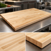 Thumbnail image #3 for Boos Block 120 x 48 Inch Blended Edge Grain Northern Hard Rock Maple Kitchen Countertop