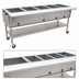 Thumbnail image #3 for Eagle Group Portable Electric Hot Food Table with 5 Dry Wells, Open Base, 82-Inch Wide, 240V