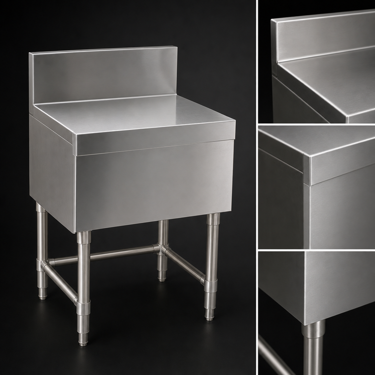 Product image #3 for Eagle Group Spec-Bar 30-Inch Wide x 24-Inch Deep Stainless Steel Filler Board