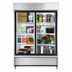 Thumbnail image #3 for True 2-Section Glass Sliding Door Reach-In Refrigerator