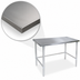 Thumbnail image #3 for John Boos Stallion 108-Inch x 30-Inch Stainless Steel Flat-Top Work Table with Galvanized Base