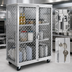 Thumbnail image #3 for New Age Mobile Aluminum Security Cage with Double Doors and 2 Intermediate Shelves