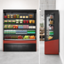 Thumbnail image #3 for Vision Series Refrigerated Slim-Line Self-Serve High-Profile Display Case, 47.25-Inch Wide x 24-Inch Deep x 78-Inch High
