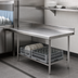 Thumbnail image #3 for Eagle Group Straight Clean Dishtable, 72 Inch x 30 Inch, Right-to-Left Operation, 16 Gauge 304 Stainless Steel Top