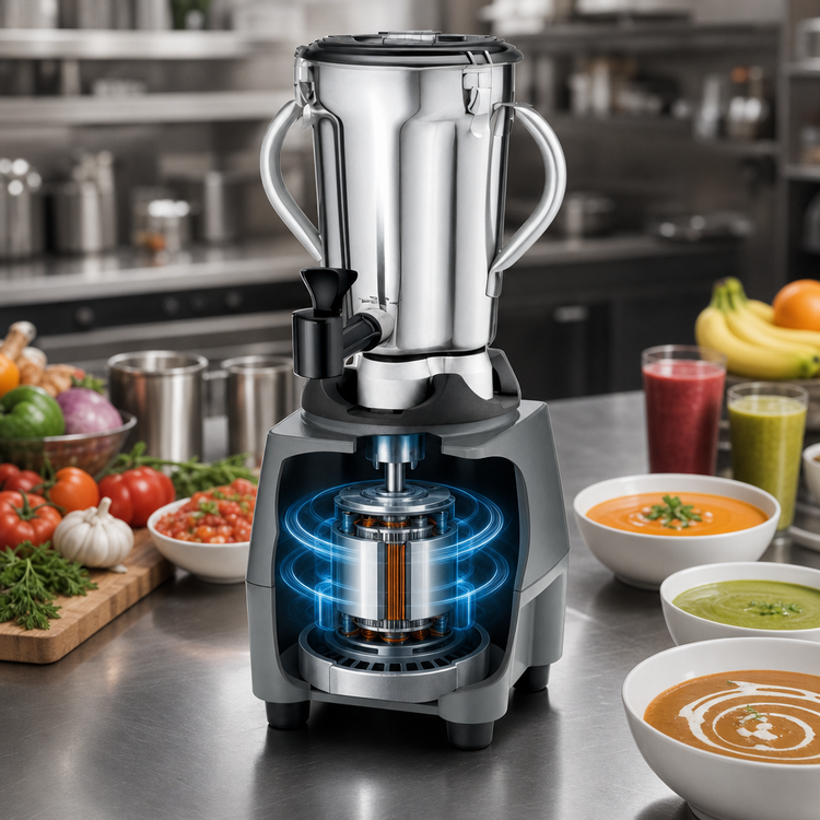 Product image #3 for Waring Heavy-Duty Countertop Commercial Food Blender with 1-Gallon Stainless Steel Container