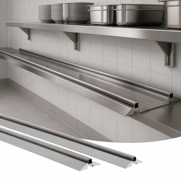 Product image #3 for Metro qwikTRAK HD 7 Ft Track Set for Stationary Shelf Runs