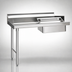 Thumbnail image #3 for Eagle Group Straight Soiled Dishtable with Pre-Rinse Sink, Left-to-Right Operation, 48 x 30 Inches