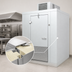 Thumbnail image #3 for Arctic Industries Indoor Walk-In Freezer with Floor, 8' x 8', -10°F Holding, Self-Contained Refrigeration