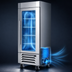 Thumbnail image #4 for Victory UltraSpec 23.32 Cu. Ft. One-Section Reach-In Bottom Mount Glass Door Merchandiser Freezer