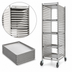 Thumbnail image #3 for Panco Mobile Full-Height Open-Side Utility Rack for 30 18 x 26-Inch Pans