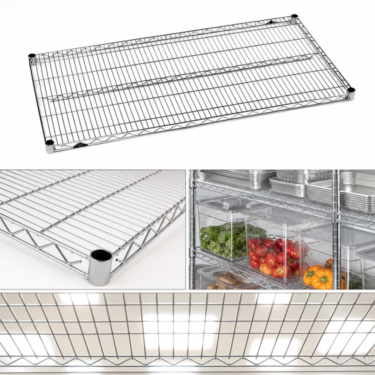 Product image #3 for Metro Super Erecta 48"W x 21"D Stainless Steel Wire Shelf
