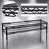 Thumbnail image #3 for Eagle Group QuadTruss Front Case Merchandise 2-Tier Wire Shelving Unit, 48 x 14 x 14 Inches, Black Epoxy Finish
