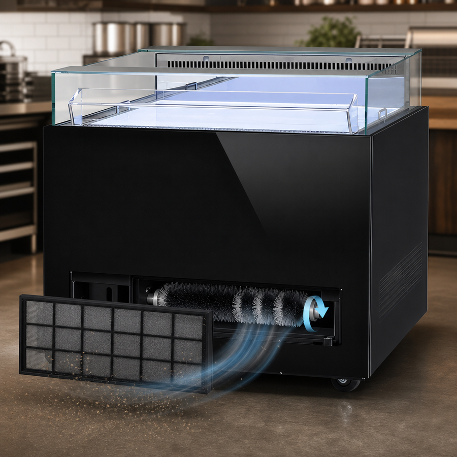 Self-Cleaning Condenser